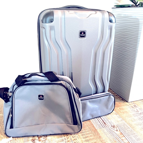 New CARRY-ON Set TAG Legacy Luggage suitcase CARRY-ON Set Grey